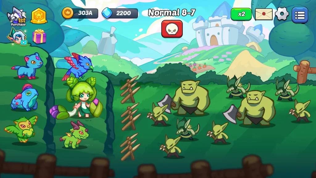 Monsters Clash - игра-кликер, в которой сражаются отважные герои