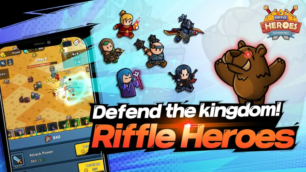 Множество режимов и мини-игр в игре Riffle Heroes