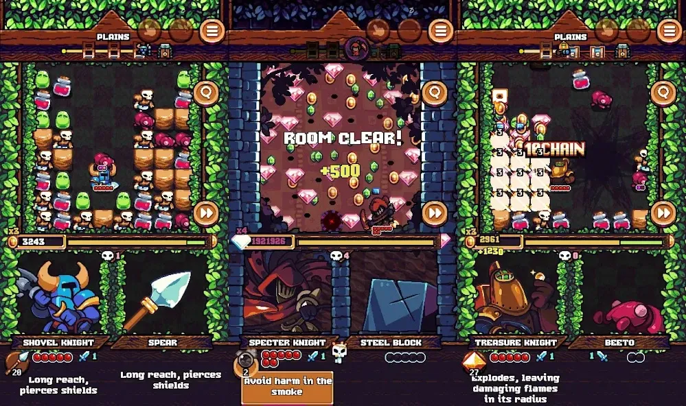 Графика и музыка в Shovel Knight Pocket Dungeon