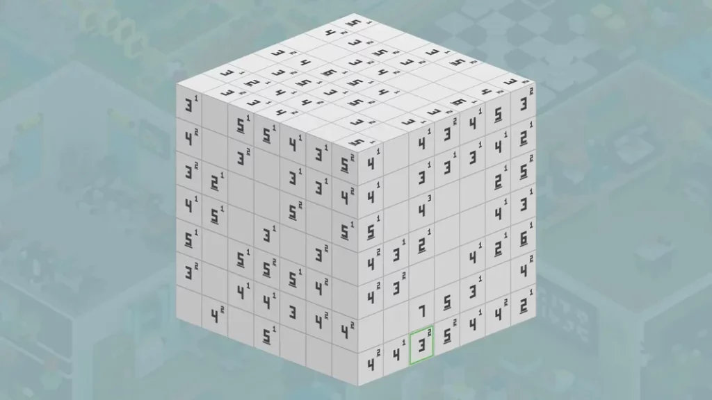 256 головоломок в игре Voxelgram