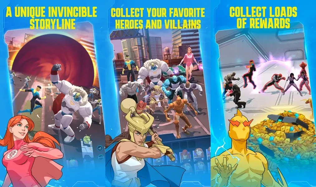 Invincible: Guarding the Globe - AFK-игра, вдохновленная одноименным сериалом о супергероях