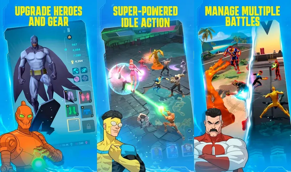 Встречайте знакомых персонажей в игре Invincible: Guarding the Globe