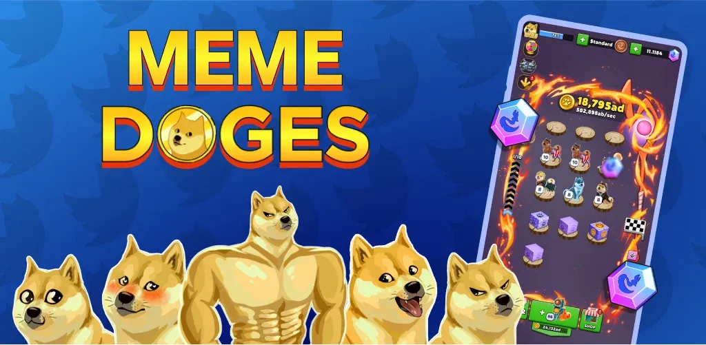 Crypto DOGE - игра-головоломка с DOGE-мемами