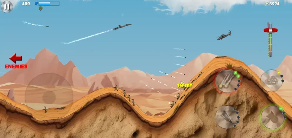 Режимы игры в Carpet Bombing 3