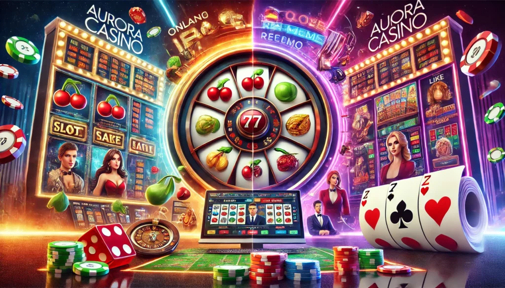 Скриншот Онлайн игры в Aurora Casino: особенности режимов