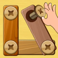 Wood Nuts & Bolts Puzzle 13.4