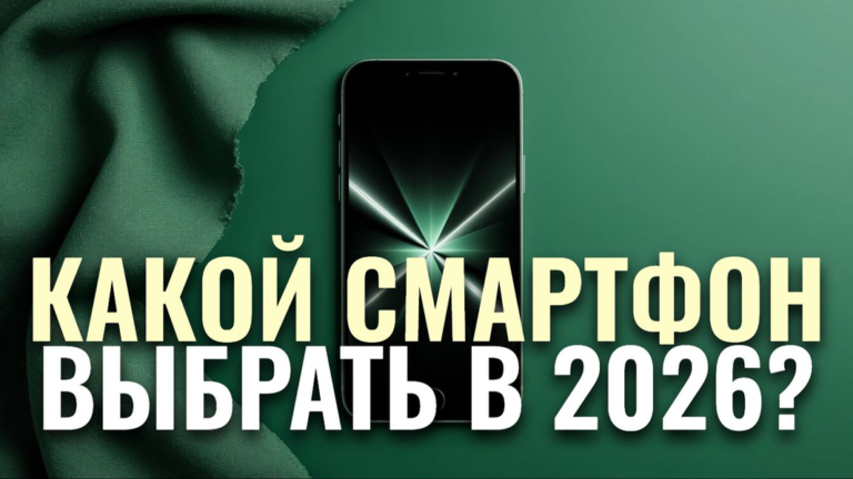 Как выбрать смартфон в 2026 году: что важно и на что не стоит обращать внимание