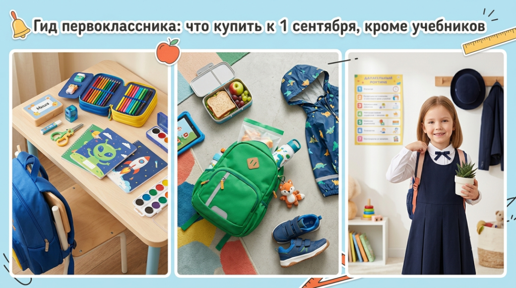Гид первоклассника: что купить к 1 сентября, кроме учебников
